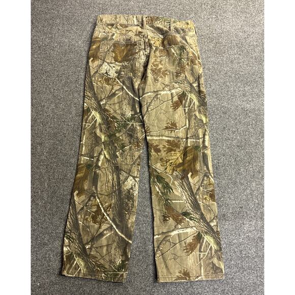 Realtree Camo Men's 34x342Double Knee Cotton Camouflage Pants Outdoor Hunting - Picture 7 of 7